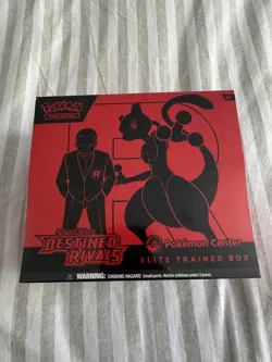 Pokemon Destined Rivals Elite Trainer Box ETB Pokemon Center Sealed - Image 1