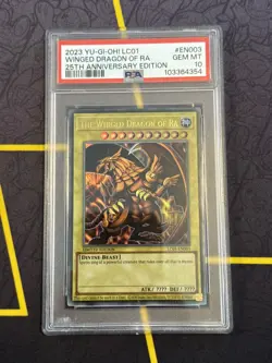 PSA 10 Winged Dragon of Ra 25th Anniversary Quarter Century 2023 YU-GI-Oh! - Image 1