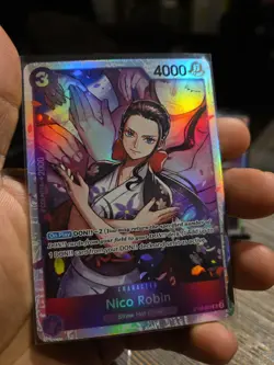4x Nico Robin ST26-003 - One Piece TCG Playset - Starter Deck 26 SR NM English - Image 3