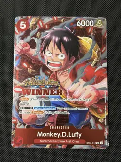 One Piece CCG Monkey.D.Luffy ST01-012 (Winner Pack Vol. 5) Promo English NM - Image 1