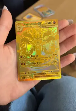 pokemon mega evolution mega lucario ex 188/132 gold rare chase card - Image 2