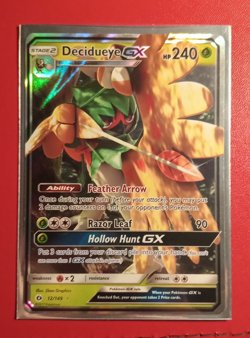 Decidueye GX - 12/149 - Sun & Moon Base Set - Ultra Rare - Pokemon TCG - Image 1