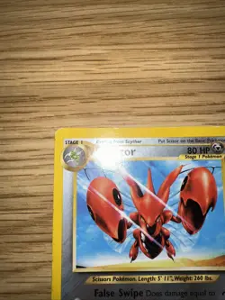 Pokemon Neo Discovery Scizor Card 29/75 Rare Non-Holo - Image 2