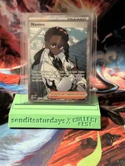 Pokemon TCG Perfect Order Naveen Full Art Trainer Rare 112/088 NM - Image 1
