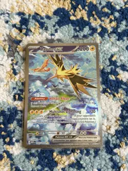 Zapdos EX 202/165 Scarlet & Violet 151 Special Illustration Rare NM PLEASE READ - Image 1