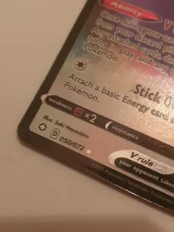 Pokemon TCG Ditto V Shining Fates 050/072 Holo Ultra Rare Sword&Shield 2021 - Image 5