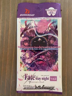 Weiss Schwarz - Fate/Stay Night Heavens Feel Vol. 2, Booster Pack English - Image 1