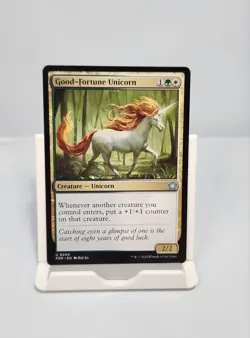 Good-Fortune Unicorn #240 Foundations FDN MTG - Image 1