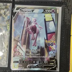 The Pokemon Company Mewtwo V Pokemon GO Ultra Rare Full Art Holo 220 HP 072/078 - Image 1