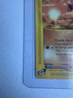 Onix 98/147 Aquapolis WOTC Vintage Pokemon 2002 - Image 3