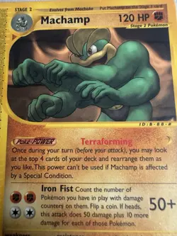 Machamp 51/165 Expedition Rare WOTC Vintage Pokemon - Image 2