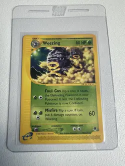 Weezing 70/165 Expedition Rare WOTC Vintage Pokemon - Image 1