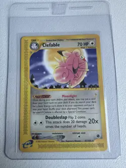 Clefable 41/165 Expedition Rare WOTC Vintage Pokemon - Image 1