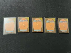 5 FOIL Urza’s Legacy Lands Treetop Village Faerie Conclave Mtg - Image 2