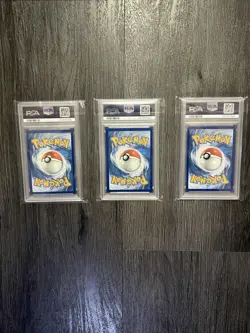 2016 Pokemon Lucario XY140 Black Star Promo Steam Siege Blister Holo PSA 8 x3 - Image 2