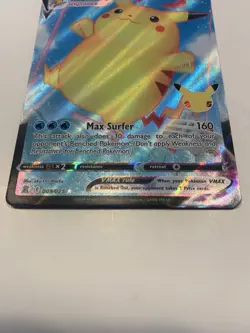 Surfing Pikachu VMAX 009/025 Holo Rare Pokemon Celebrations NM - Image 3