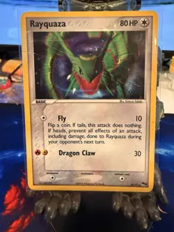Pokemon TCG: Rayquaza 3/17 POP Series 1 Promo Cosmos Holo Rare - Image 1