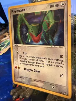 Pokemon TCG: Rayquaza 3/17 POP Series 1 Promo Cosmos Holo Rare - Image 2