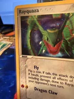 Pokemon TCG: Rayquaza 3/17 POP Series 1 Promo Cosmos Holo Rare - Image 3