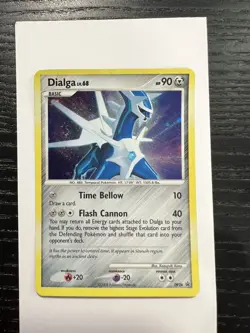 Pokemon TCG Dialga DP26 Diamond and Pearl Holo with SWIRL - NM - Image 2