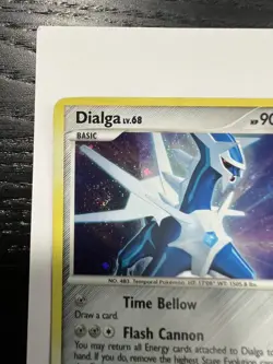 Pokemon TCG Dialga DP26 Diamond and Pearl Holo with SWIRL - NM - Image 3