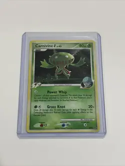 2009 Pokemon TCG Carnivine G DP42 Diamond & Pearl Black Star Promo Holographic - Image 1