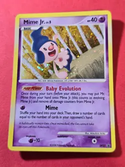 2007-09 Pokemon Diamond and Pearl Black Star Promos #DP22 Mime Jr, Holo, cd2 - Image 1