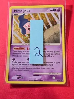 2007-09 Pokemon Diamond and Pearl Black Star Promos #DP22 Mime Jr, Holo, cd2 - Image 3