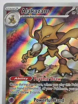 Pokemon MEP 009 - Black Star Promo Alakazam Full Art - NM - Image 2