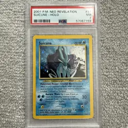 2001 Pokemon Neo Revelation Suicune Holo 14/64 PSA 7 Near Mint vintage - Image 1