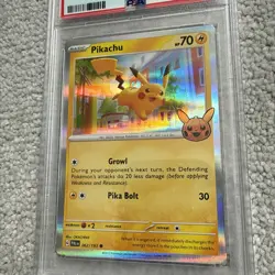 2023 POKEMON TRICK OR TRADE PIKACHU #062 PSA 10 STAMPED HOLO GEM MINT - Image 2