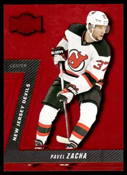 2016-17 Fleer Showcase Metal Universe Pavel Zacha /150 New Jersey Devils #MU-37 - Image 1