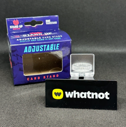 Whatnot Stand Up Displays Adjustable Trading Card Stand NSCC 2025 Promo with Box - Image 1