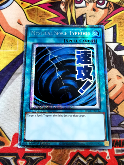Mystical Space Typhoon ra05-en112 *VARIANT ART* (NEW) Starlight Rare Yu-Gi-Oh! - Image 1