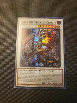 Zalen the Shackled Dragon (BPRO-EN042) - Super Rare - 1st Edition - Image 1