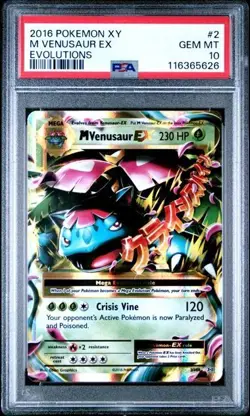 SEQUENTIAL PSA 10 M VENUSAUR M CHARIZARD M BLASTOISE EX XY EVOLUTIONS POKEMON - Image 3