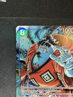 One Piece Jinbe OP14-049 SR AA The Azure Sea's Seven Alternate Art NM - Image 2