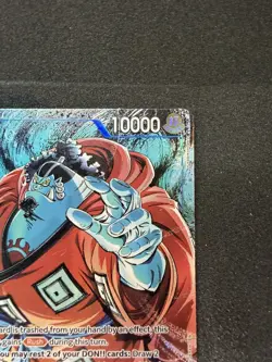 One Piece Jinbe OP14-049 SR AA The Azure Sea's Seven Alternate Art NM - Image 3