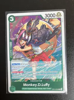 Monkey.D.Luffy - OP14-034 (R) The Azure Sea’s Seven Foil Rare One Piece TCG - Image 1