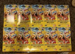 Bandai Namco One Piece Adventure on Kami's Island Booster Pack LOT OF 10 - Image 1