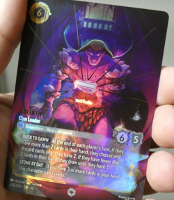 Disney Lorcana Goliath - Clan Leader (Enchanted) 238/204 - Whispers in the Well - Image 3