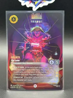 Lorcana Goliath Clan Leader Enchanted 238/204 Whispers in the Well Disney - Image 5