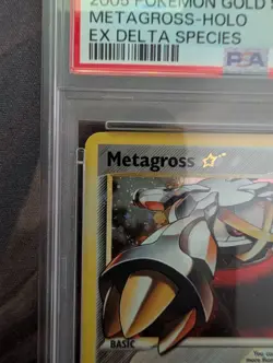 Pokemon Metagross - Holo Gold Star EX Delta Species Ultra Rare #113 PSA 8 NM-MT - Image 3