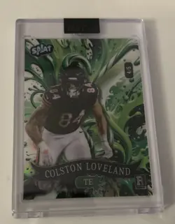 2025 Wild Card Holiday Edition RC Rookie 4/5 - Colston Loveland Chicago Bears - Image 1