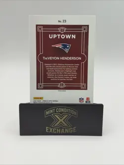 TreVeyon Henderson 2025 Optic Uptown Rookie Card #23 RC - Image 2