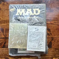 MAD Magazine 1992 Commemorative Trading Card Set Sealed Binder Limited Edition - Image 1