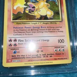 Special Price: Sick Charizard Card #003/034 (Trading Card Game) Classic Holo - Image 5