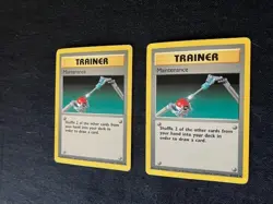 Trainer Maintenance Pokemon Base Set TCG Card 83/102 – Lot of 2 - Image 2
