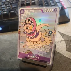 OP10-067 Senor Pink : Rare Alternative Art English One Piece TCG Card : OP10-067 - Image 2