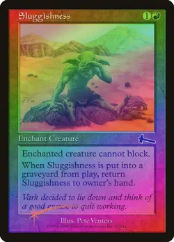 Sluggishness FOIL Urza's Legacy NM Red Common MAGIC GATHERING CARD ABUGames - Image 1